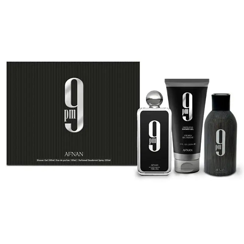 Afnan 9pm gift set - 3 pieces fragrance