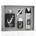 Lattafa Ishq Al Shuyukh Silver Gift Set
